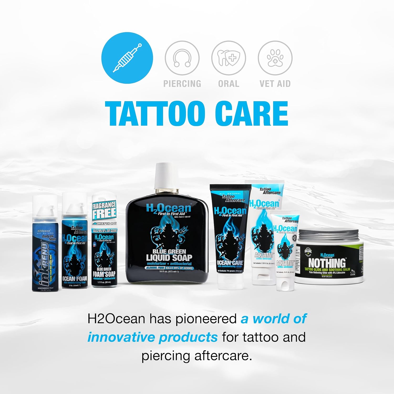Aquatat Tattoo Ointment - Best for Tattoo Aftercare | H2Ocean®